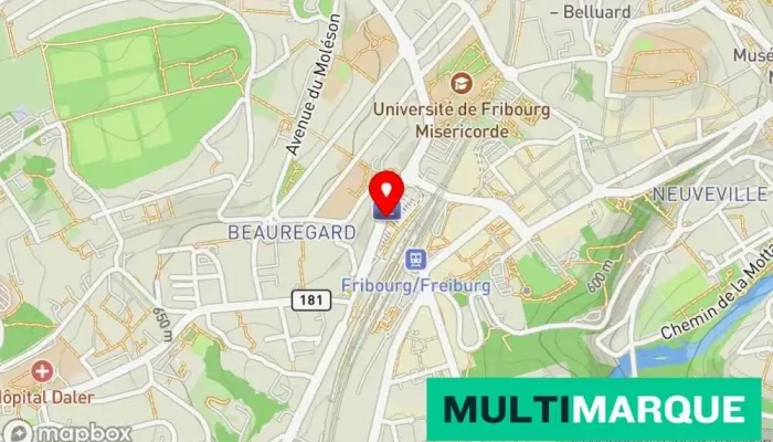 Guichets Tpf Fribourg -  Karte - Fribourg