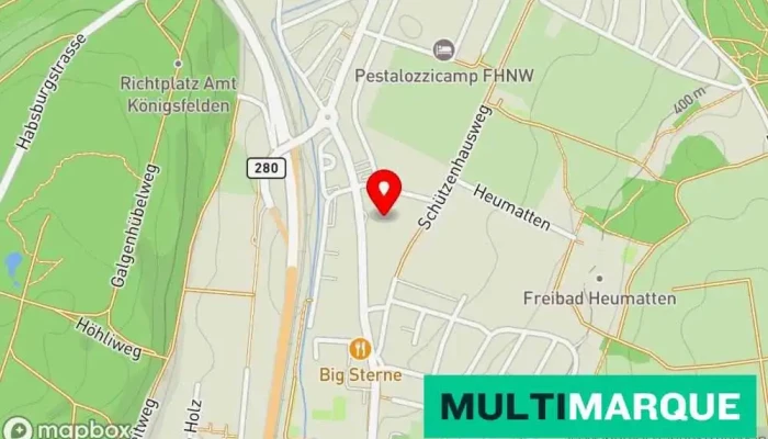 Karte von Hofer Automobile Autowerkstatt in Windisch