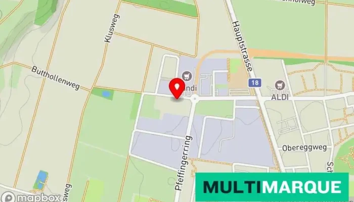 Hoffmann Automobile Ag Vw Nutzfahrzeuge -  Karte - Aesch