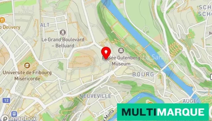 Hotel Hine Adon Fribourg City Appartments Mit Kuche Daueraufenthalt Moglich Karte - Fribourg