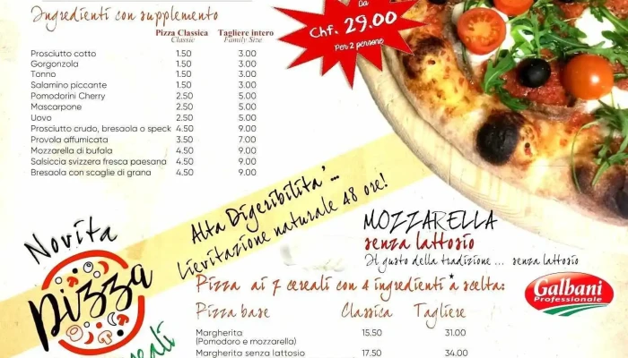 Il Birrificio Di Bioggio -  Speisekarte - Bioggio