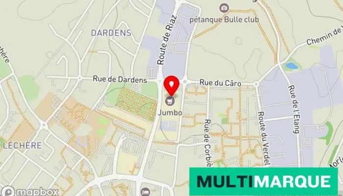 Jumbo Bulle Centre Caro Karte - Bulle
