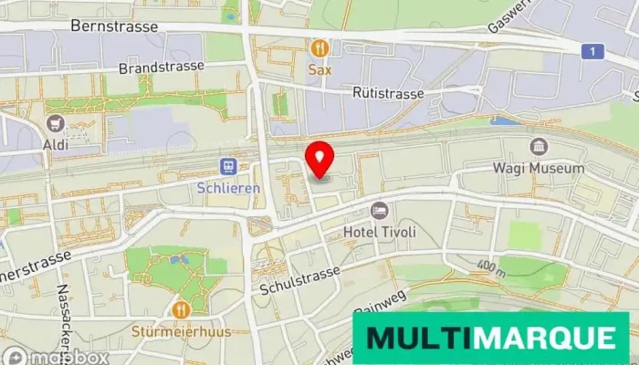 Karte von Kaufmann Motorenteile AG Autowerkstatt, Auto-Tuning-Werkstatt, Reparaturwerkstatt für Dieselmotoren in Schlieren