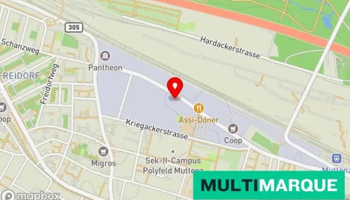 Kel Modellbau Senn Karte - Muttenz