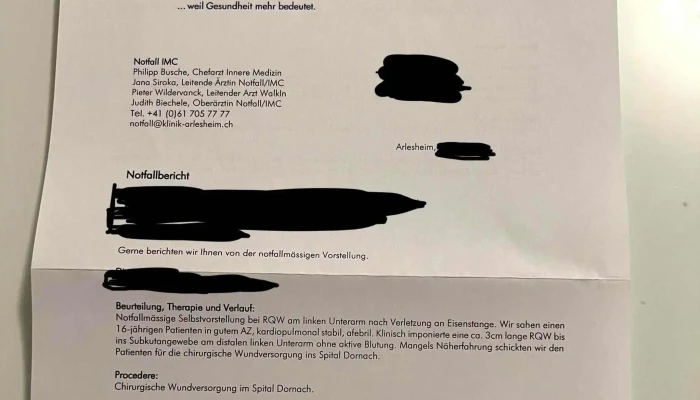 Klinik Arlesheim Ag -  Poliklinik - Arlesheim