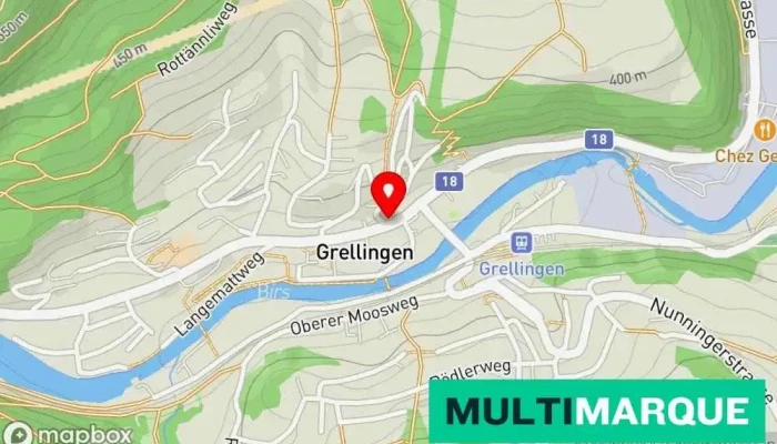 Kurt Automobile -  Karte - Grellingen