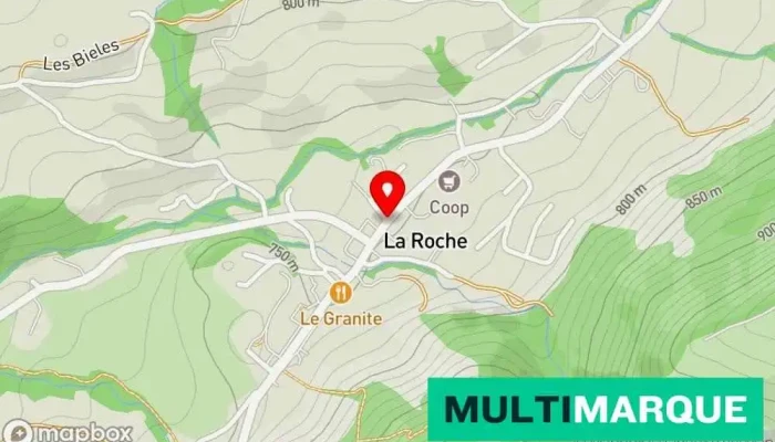 La Roche -  Karte - La Roche