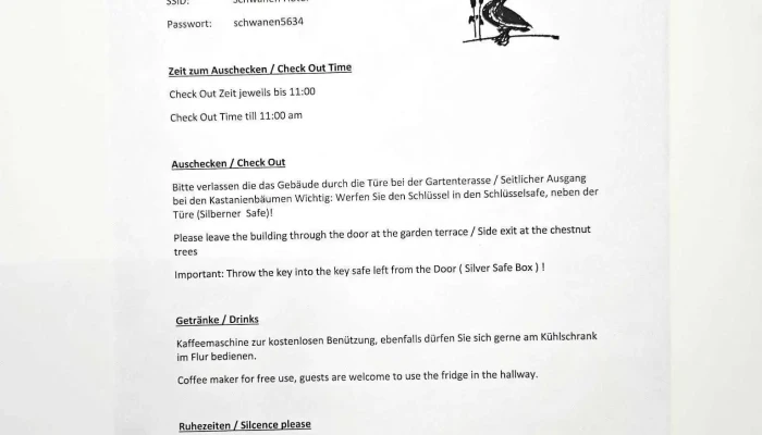 Landgasthof Schwanen -  Speisekarte - Merenschwand