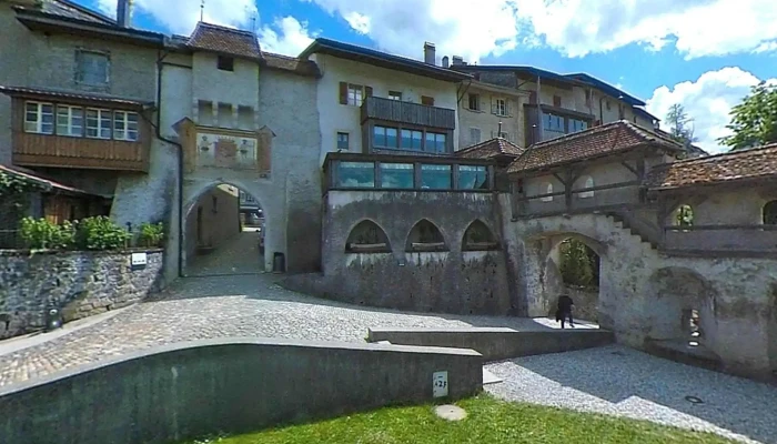 Le Saint Georges Gruyeres Hotel Restaurants Street View 360deg Fotos - Gruyères