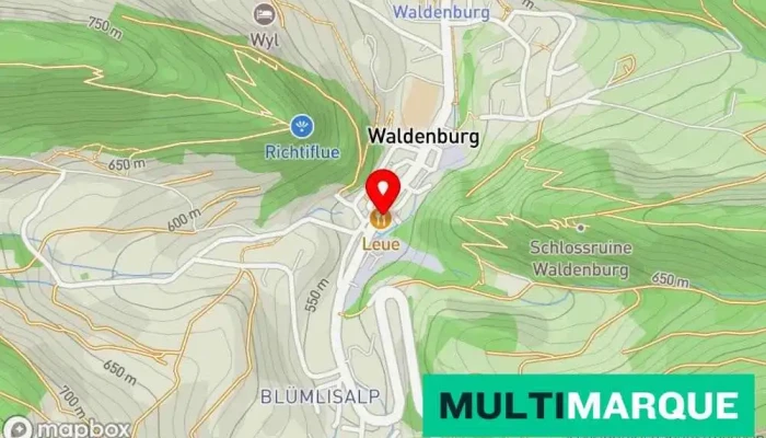 Leue -  Karte - Waldenburg