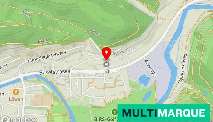 Lidl Schweiz -  Karte - Zwingen