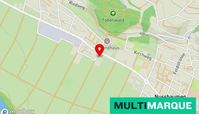 Karte von Lüthi Carrosserie- und Lackiercenter AG Karosseriewerkstatt, Fahrzeuglackiererei in Kirchdorf