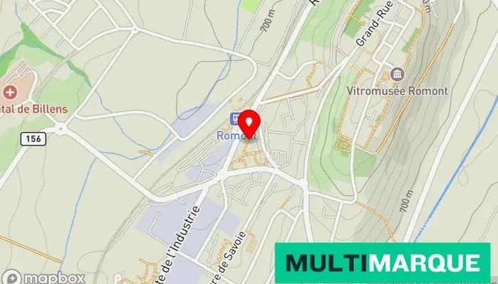 M -  Charge Ladestation Karte - Romont