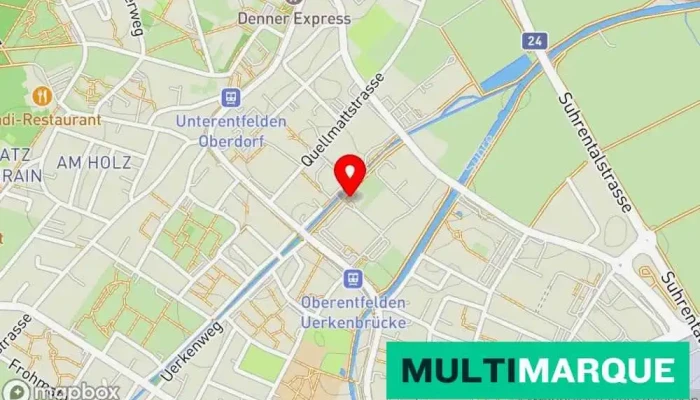 Karte von Midland Motors Holliger Autowerkstatt in Unterentfelden