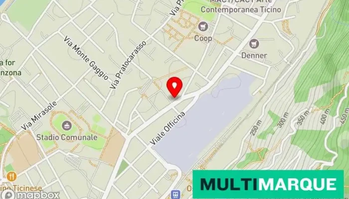 Migrolino Bellinzona -  Karte - Bellinzona