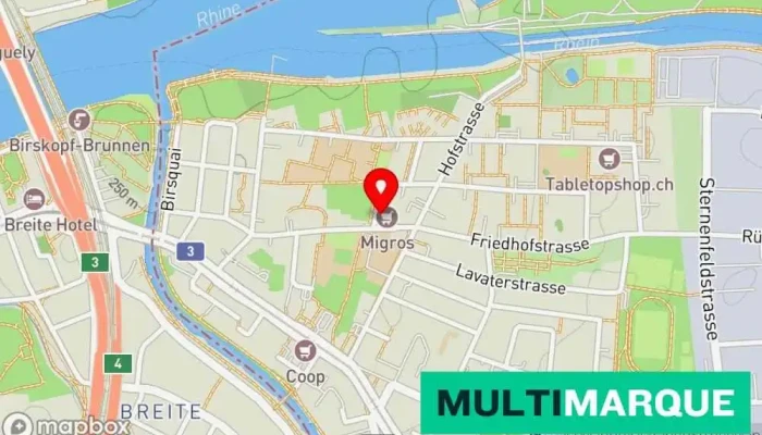 Migros -  Supermarkt   Birsfelden Karte - Birsfelden