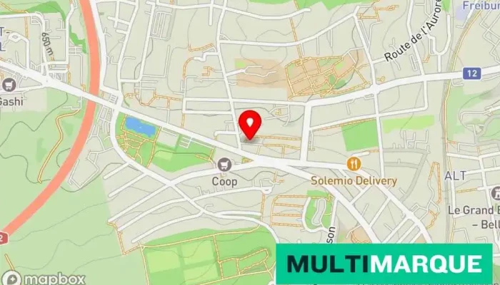 Mobility Carsharing -  Karte - Fribourg
