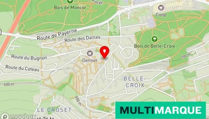 Mobility Carsharing -  Karte - Villars-sur-glâne
