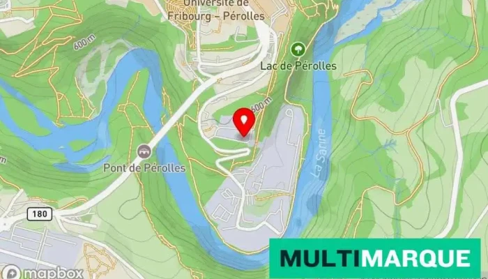 Mont -  Rose Automobile Karte - Fribourg