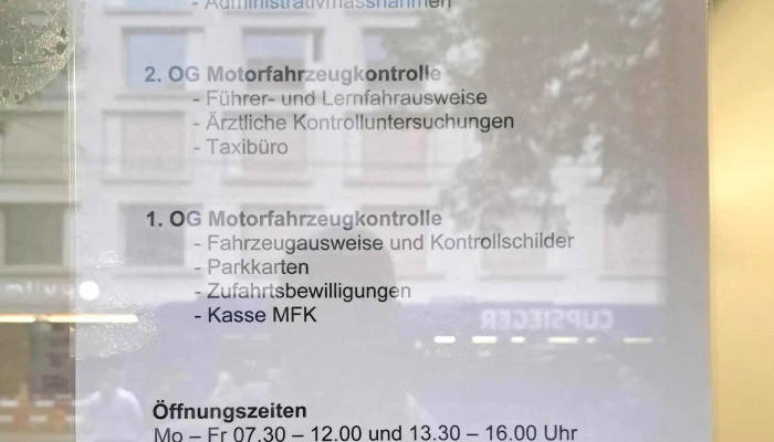 Motorfahrzeugkontrolle Basel -  Stadt Kraftfahrzeugbehorde - Basel