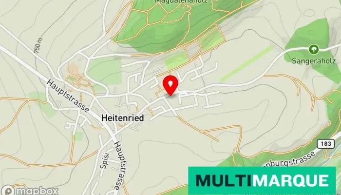 Ms Garage Heitenried -  Karte - Heitenried