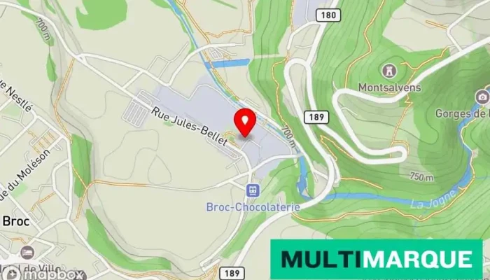 Nestle Suisse Sa Fabrique De Broc Karte - Broc