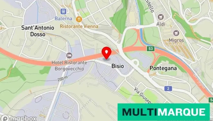 Nuova Autonoleggio Bisio Sa -  Karte - Balerna