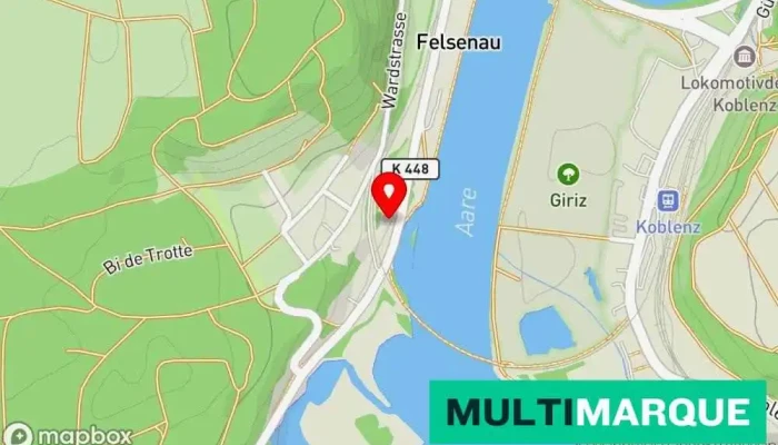 Karte von Palla-Tech GmbH Karosseriewerkstatt in Leuggern