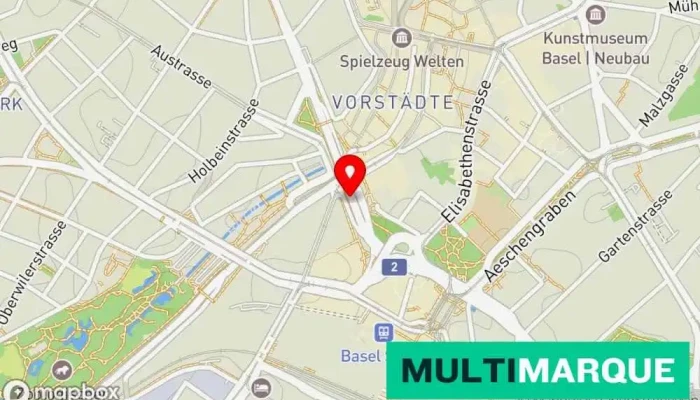 Parkhaus Elisabethen -  Karte - Basel