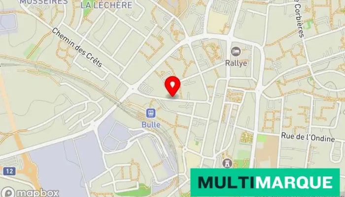 Parking Motos -  Karte - Bulle