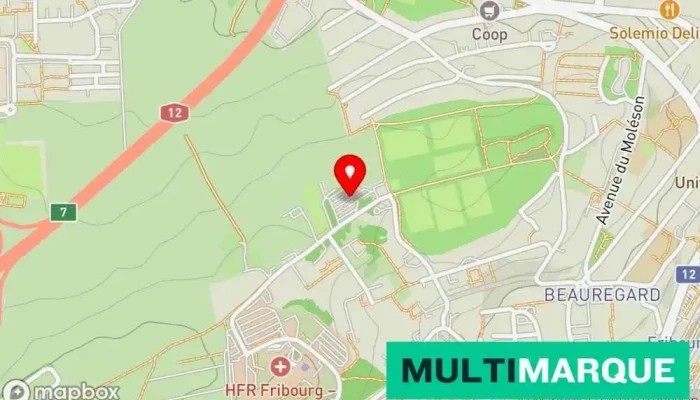Parkplatz -  Karte - Villars-sur-glâne