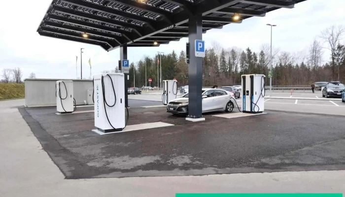Parkplatz Raststätte Thurau Nord - Schweiz