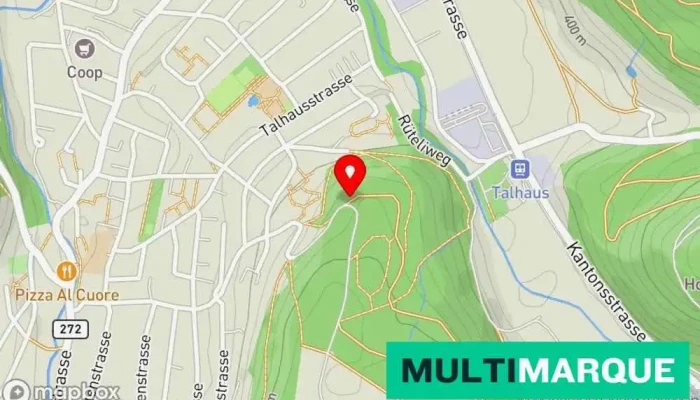 Parkplatz Vitaparcours -  Karte - Bubendorf