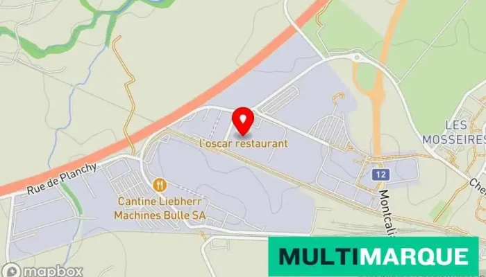 Partners Automobiles Sarl Karte - Bulle