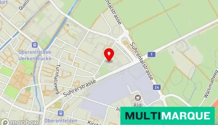 Karte von Peters Garage Autowerkstatt, Autoglaswerkstatt, Kfz-Ersatzteilgeschäft, Autohändler, Chauffeurservice in Oberentfelden