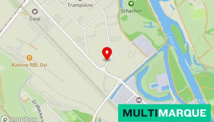 Karte von Pneu Autoservice Silbern Reifengeschäft in Dietikon