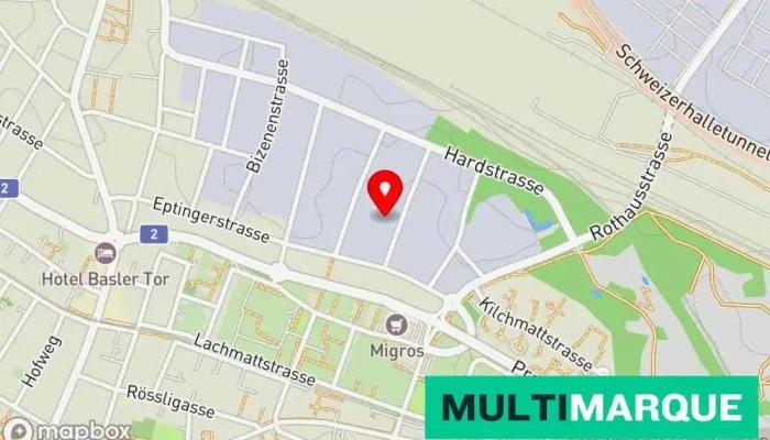 Pneuservice -    Reifencenter M Roselli Karte - Muttenz