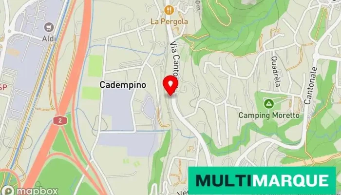 Punto Auto Vannini -  Karte - Cadempino