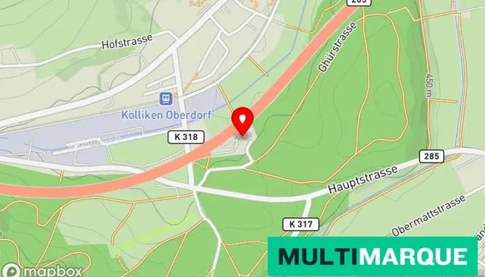 Karte von Raststätte Kölliken-Süd Lkw-Raststätte in Kölliken
