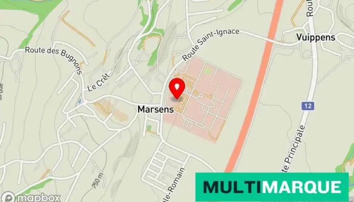 Rfsm -    Centre De Soins Hospitaliers Karte - Marsens