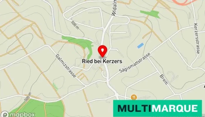 Ried Bei Kerzers -  Karte - Ried Bei Kerzers