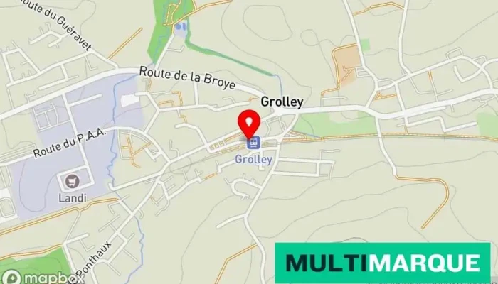 Sbb Prail Grolley Karte - Grolley