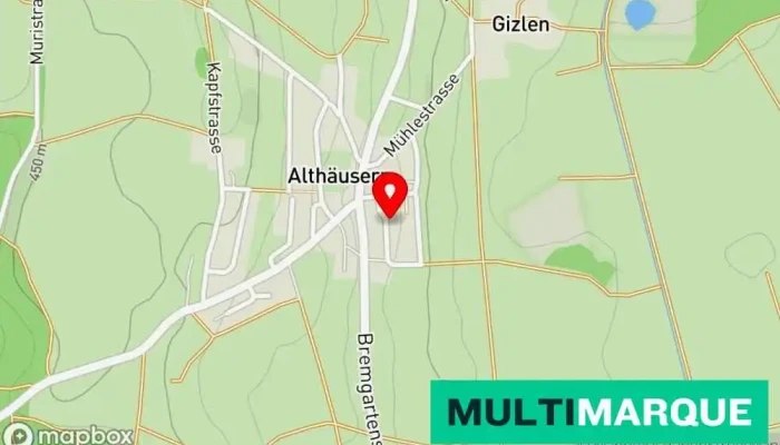 Karte von STV Aristau Autowerkstatt in Aristau