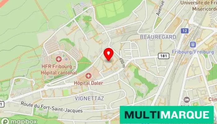 Taxis Sarine -  Karte - Fribourg