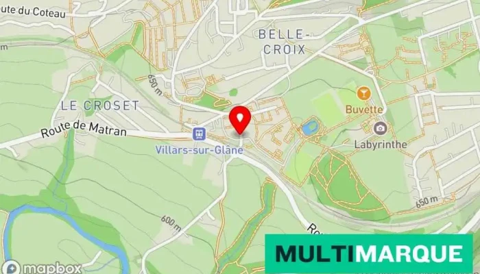Villars -  Sur Glane Karte - Villars-sur-glâne