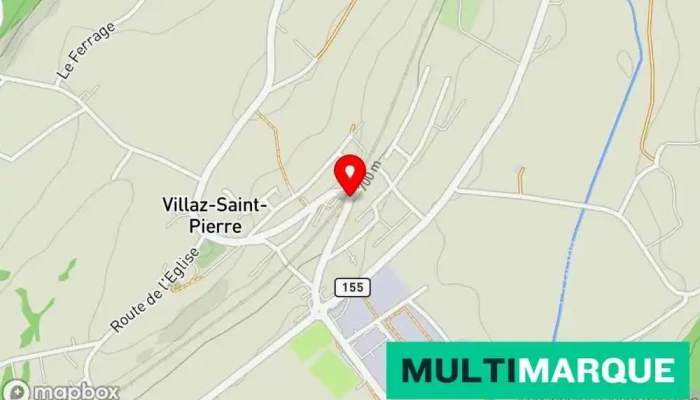 Villaz -  Saint Pierre Karte - Villaz