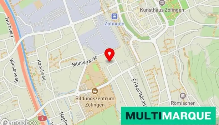 Karte von Wälchli Agro Traktorreparaturwerkstatt in Zofingen