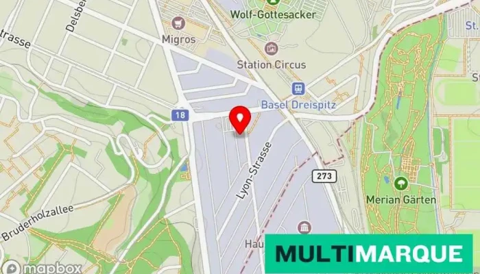 Walter Ammann Autoersatzteile -  Karte - Basel