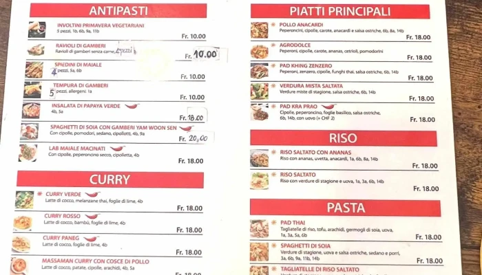Wasana Thai Take Away -  Katalog - Vezia