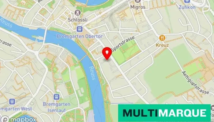 Karte von Wohnzopf Internetladen in Bremgarten